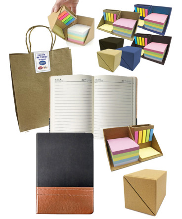 Libreta con set memos regalo dia del trabajo