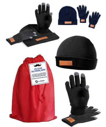 Set gorro guantes regalo dia del padre