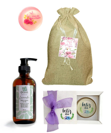 Set jabon regalo dia de la mujer