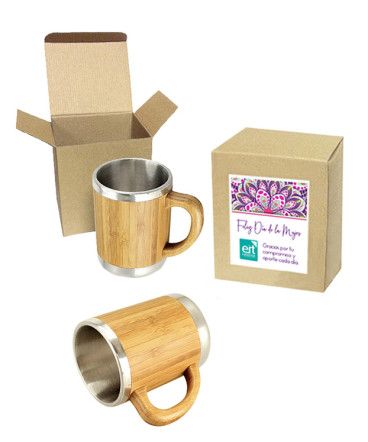 Tazón de bamboo regalo día de la mujer 
