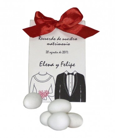 Bolso cinta recuerdo de matrimonio o aniversario