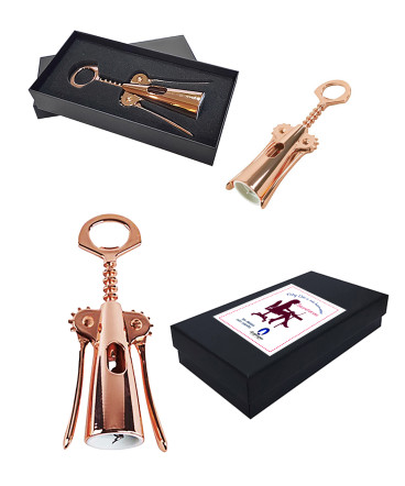 Descorchador cobrizado regalo dia de la secretaria