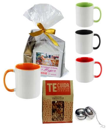 Tazón set infusión regalo día de la mujer