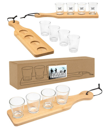 Set de vasos de Tequila regalo dia del trabajo