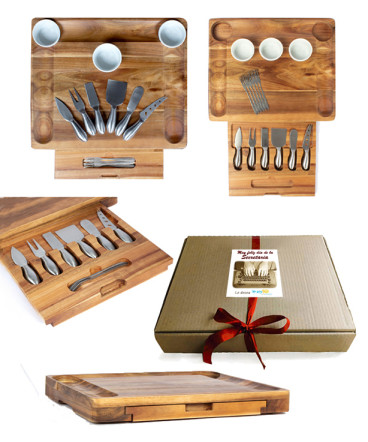 Tabla quesos y coctel DeLuxe regalo dia Secretaria