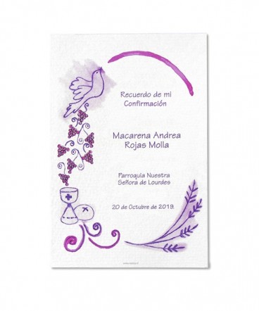 Santito de confirmación