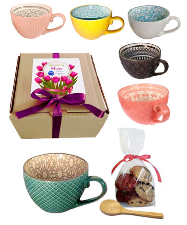 Set tazon desayuno regalo dia de la mujer