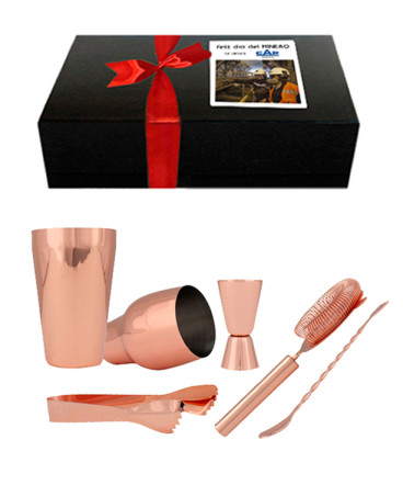 Set de cóctel regalo día del minero