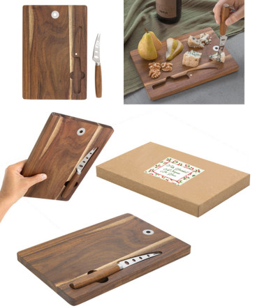 Tabla para quesos regalo de navidad