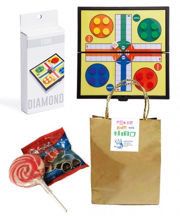 Juego Ludo golosinas regalo dia del niño