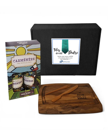 Tabla vinos regalo dia del padre