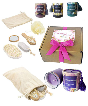 Set Spa con vela regalo dia de la madre