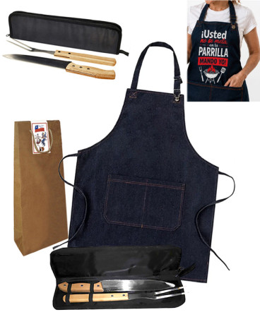 Kit para hacer asado regalo fiestas patrias