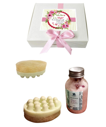 Set jabón y sales regalo día de la Mujer