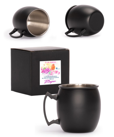 Tazón metálico regalo día de la mujer