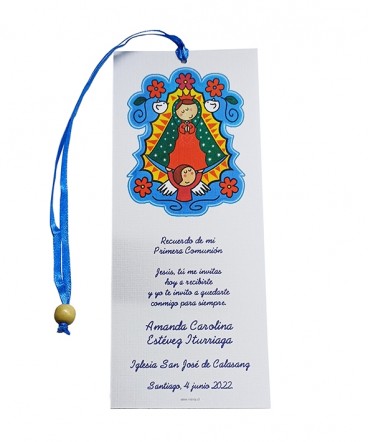 Santo marcalibros de primera comunión