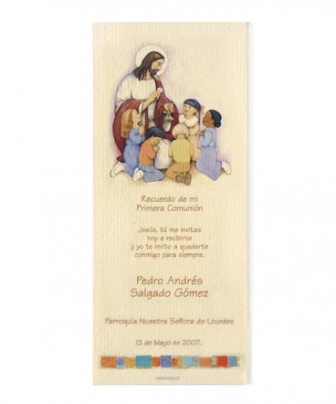 Santito marcalibro de primera comunión