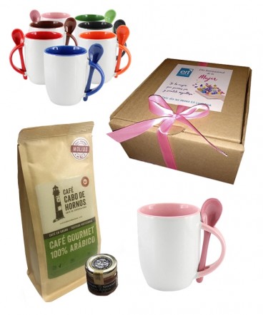 Kit Tazon, café mermeladita regalo día de la mujer