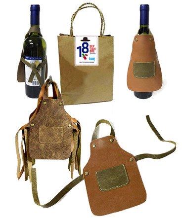 Pechera de botella regalo fiestas patrias
