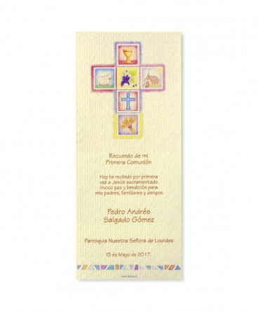 Santo marcalibro de Primera Comunión