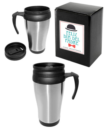 Mug térmico de acero regalo dia del padre