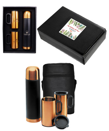 Set térmico encobrizado regalo de navidad