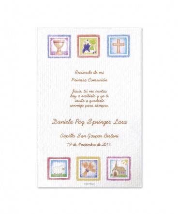 Santito de primera comunión