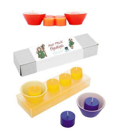 Set de velas regalo de navidad