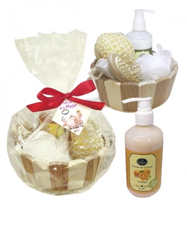 Set spa con crema corporal regalo día de la mujer