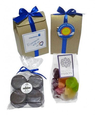 Bolso papel importado con dulces para compartir