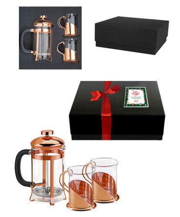 Set cafetera francesa regalo de navidad