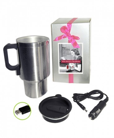 Mug Térmico USB 420cc regalo día de la secretaria