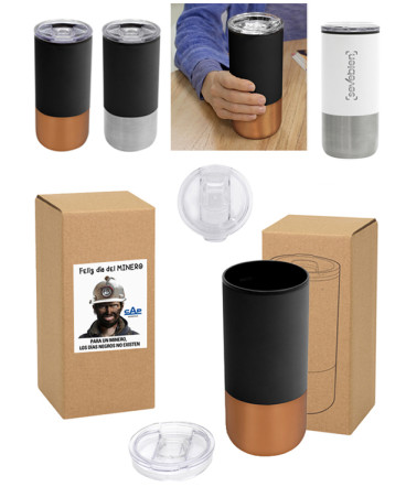 Mug pared doble regalo dia del minero
