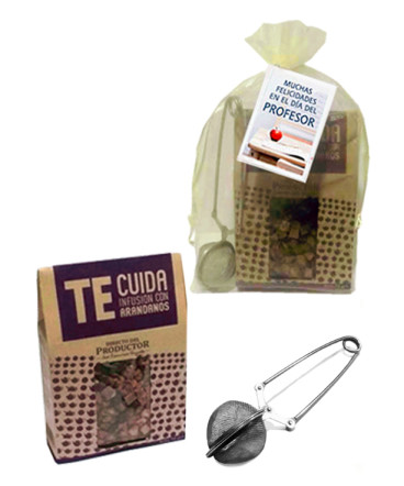 Set Te infusión regalo día del profesor