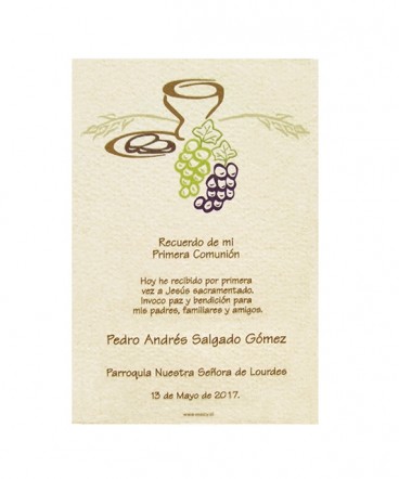 Santito de primera comunión