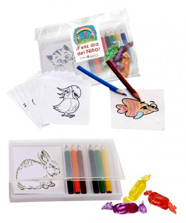 kit de dibujo regalo dia del niño