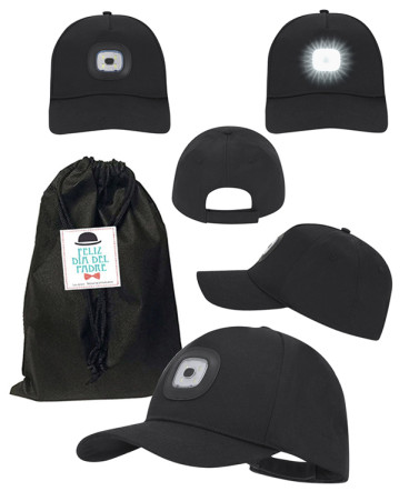 Gorra linterna regalo dia del padre
