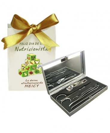 Set manicure caja regalo día de la nutricionista