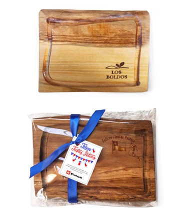 Tabla coctel regalo fiestas Patrias