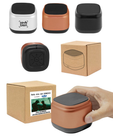 Parlante bluetooth regalo dia del minero