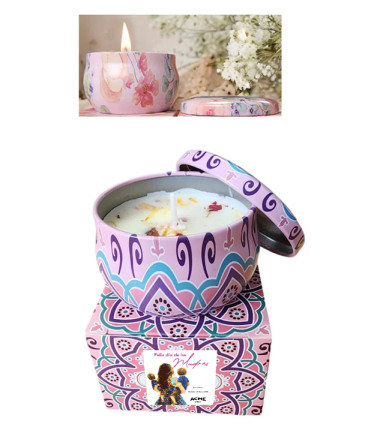 vela aromática en caja regalo dia de la madre