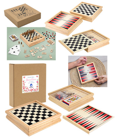 Set juegos de salón regalo día secretaria