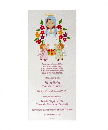 Santito marcalibro de Bautizo