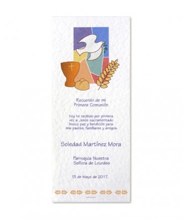 Santito marcalibro de primera comunión