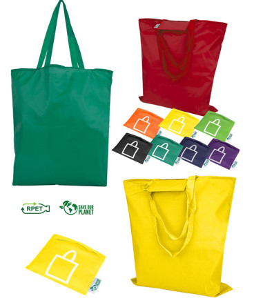 Bolsa de compras plegable en tela RPET