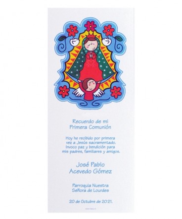 Santito marcalibro de priera comunión