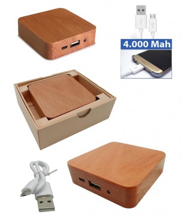 Power Bank Bamboo Deluxe 