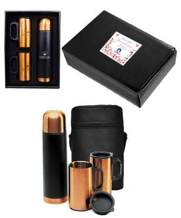 Set térmico encobrizado regalo dia de la secretaria