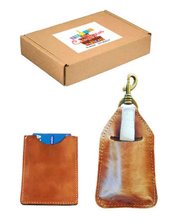 Set Porta tarjetas y desinfectante regalo de cumpleaños