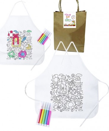 Set delantal regalo dia del niño